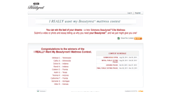 Desktop Screenshot of contest.simmons.com